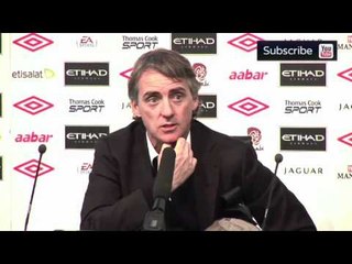 Man City 2-1 Chelsea | Mancini Pleased with Tevez Return