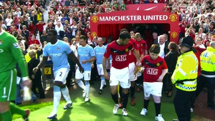 The Most Thrilling Manchester Derby Ever with English Commentary (Man United vs Man City 4-3)