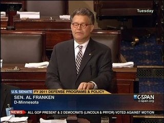 Senator Franken on Defense Authorization 9-21-2010