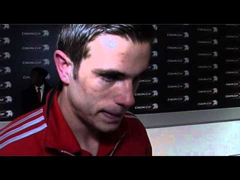 Jordan Henderson Carling Cup Reaction - Liverpool 2-2 Cardiff City (3-2 on penalties)