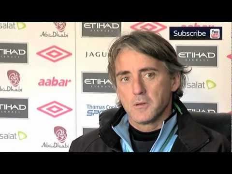 Manchester City v Manchester United | Mancini plays down City's title chances... again