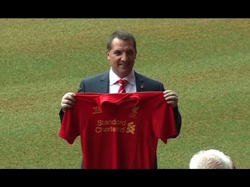Brendan Rodgers unveiled as Liverpool manager
