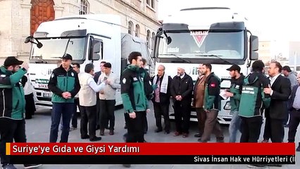 Suriye'ye Gıda ve Giysi Yardımı