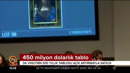 450 milyon dolarlık tablo