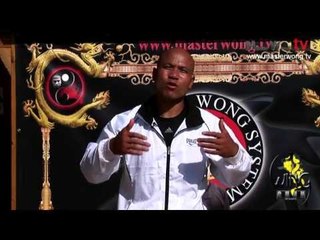 Wing Chun energy drill basic training - Lesson 22 Grab - Kick