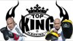 Top King Yellow / Back Thai Kicking Pads 