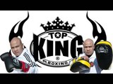 Top King Yellow / Back Thai Kicking Pads 