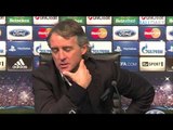 Mancini: Champions League campaign 'finished'