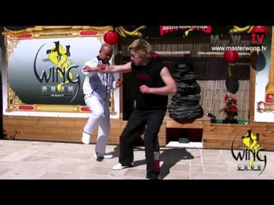 Wing Chun energy drill basic training - Lesson 36. Combo drill 7