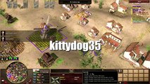 [4v4] AOE3 with Interjection: Crazy Team Game with Twitch viewers, I play Ports!