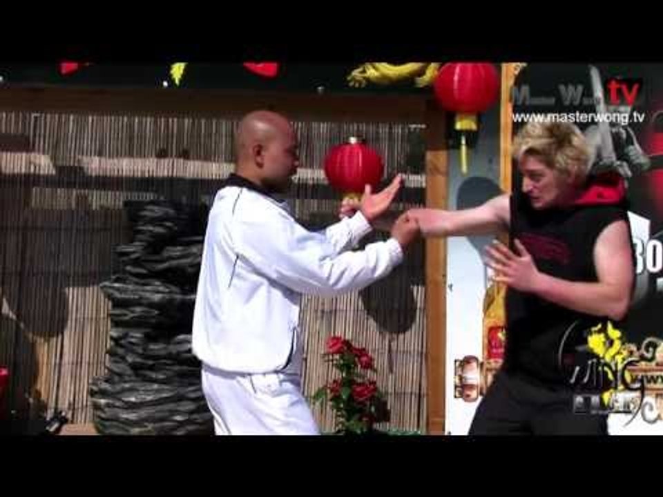 Wing Chun energy drill basic training - Lesson 41. Combo drill 12