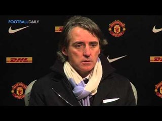Mancini: 'Title race is finished'  |  Man Utd 1-2 Man City