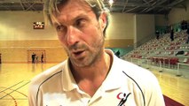 Réaction de Fred Perin, coach de Châteauneuf-les-Martigues après le match perdu contre Montélimar