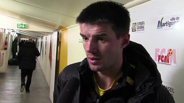 Boris Ponge le défenseur du FC Martigues