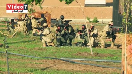 تدريبات مشتركة بين طلاب الشرطة والحربية على التصدي للارهاب