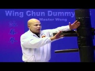 wing chun dummy training wooden dummy - Lesson 4