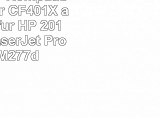 Do it Wiser  Kompatibel XL Toner CF401X als Ersatz für HP 201X Color LaserJet Pro MFP