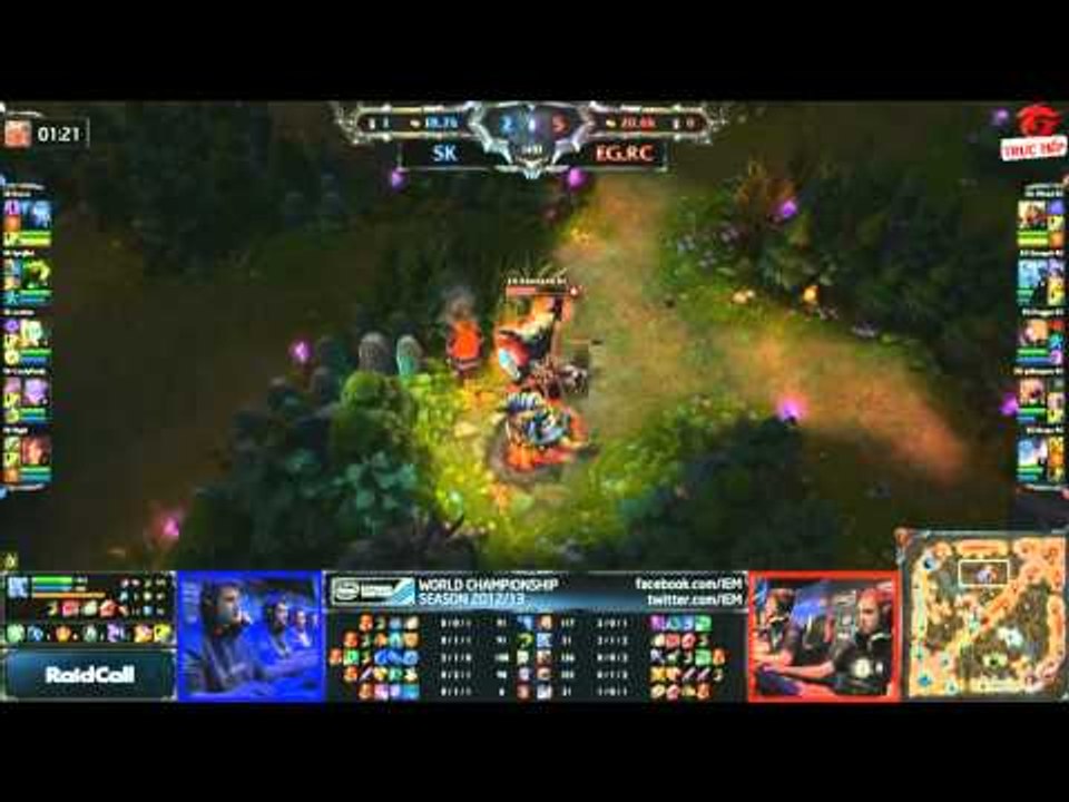 [IEM World Championship VII] [Bảng B] SK vs Evil Geniuses [12.03.2013]