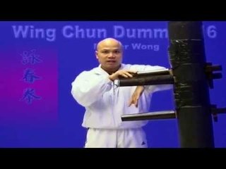 wing chun dummy training wooden dummy - Lesson 7