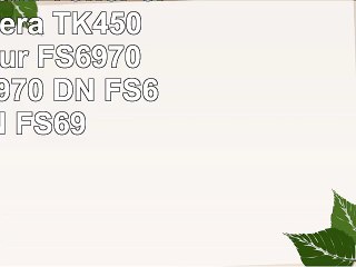 MWT Premium Toner ersetzt Kyocera TK450 Patronen  für FS6970 Series  FS6970 DN