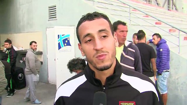 Le buteur du FC Martigues Abdelilah Aabiza