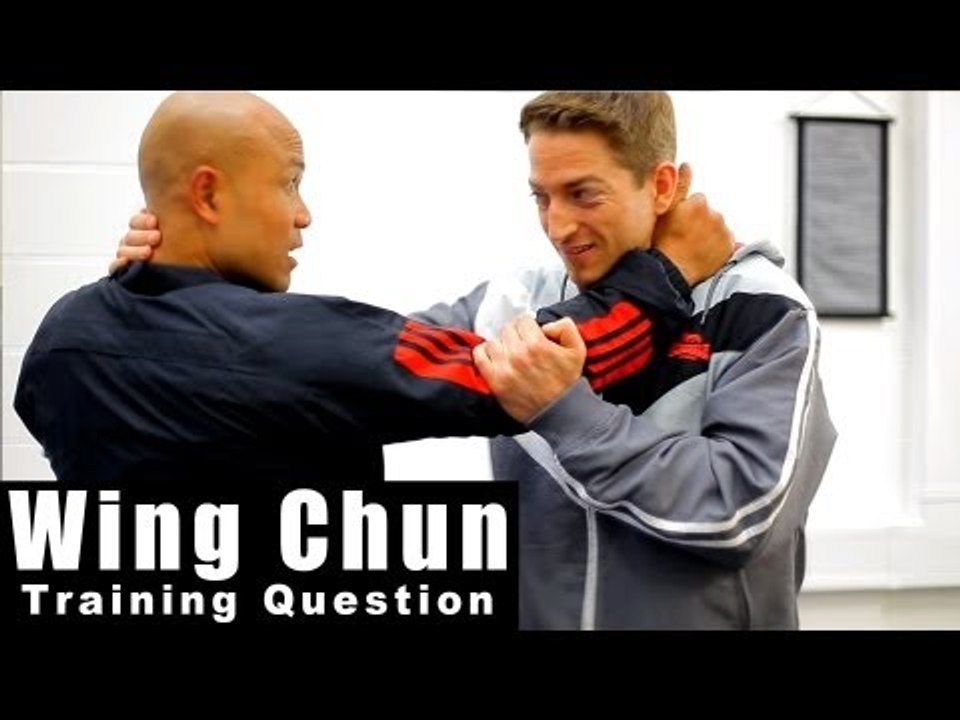 Wing Chun training - wing chun chi Sao for grabbling Q43