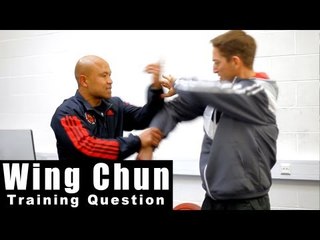 Wing Chun training - wing chun how to use lap sao. Q19