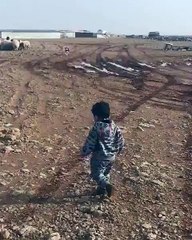 A child vs dog so funny....hahaha