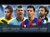 BARCELONA v MAN CITY, DORTMUND v JUVENTUS | #FDW UCL PREVIEW