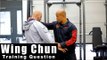Wing Chun training - wing chun how to blend energy drills.Q22