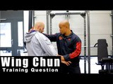 Wing Chun training - wing chun how to blend energy drills.Q22