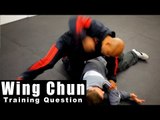 Wing Chun training - wing chun how to respond with chi sao Q41