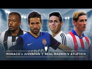 MONACO v JUVENTUS, REAL MADRID v ATLÉTICO | #FDW UCL PREVIEW