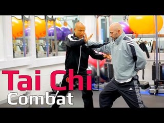 Tai chi combat tai chi chuan - tai chi push hand attack with pull. Q26