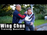 Wing Chun training - wing chun how to deal with a knife surprise attack Q45
