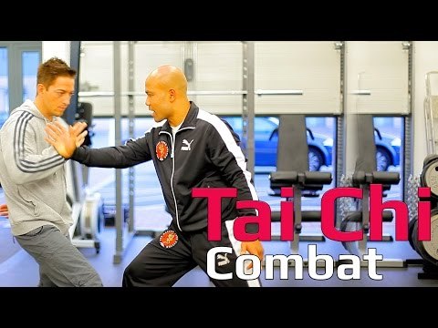 Tai chi combat tai chi chuan - tai chi 2 hand push hand attack. Q29