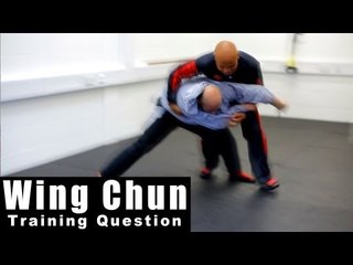 Wing Chun training - wing chun how to prevent a body slam Q53