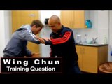 Wing Chun training - wing chun attack with a shoulder Q60