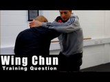 Wing Chun training - wing chun how to deal with clinch and knee Q69