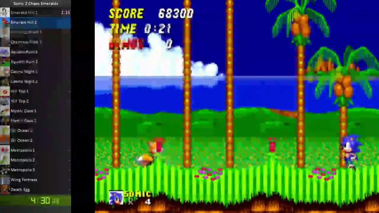Sonic the Hedgehog 2 Speedrun: 34:54 All Chaos Emeralds [WR]
