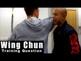 Wing Chun training - wing chun how to overcome an arm grab Q73