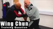 Wing Chun training - wing chun weapon how to deal with body stab Q93