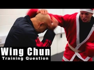 destroying boxing santa