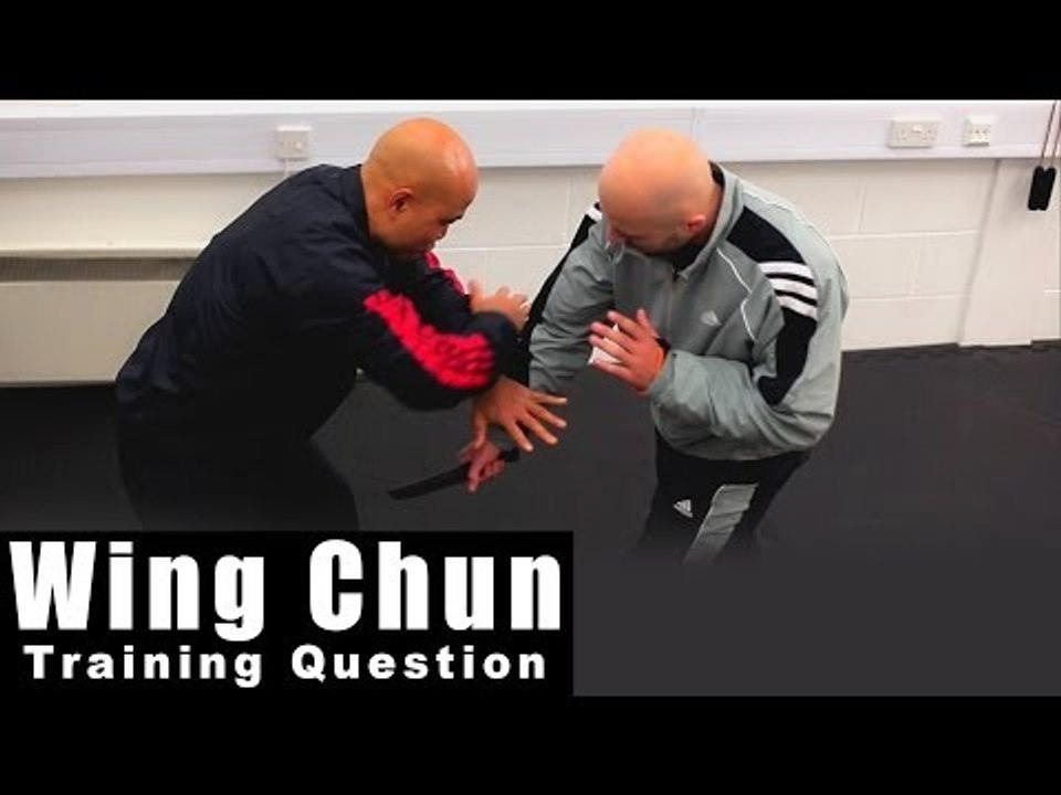 Wing Chun training - wing chun weapon destroy arm with weapon. Q95