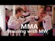 MMA training with Master Wong