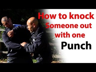 How to knock someone out with one punch