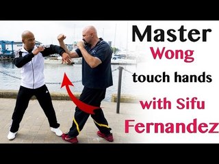 master wong touch hands with Wing Chun sifu fernandez | Wing Chun