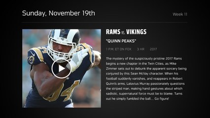 DDFP: Rams at Vikings Week 11 preview