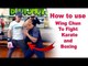 How to use wing chun to fight karate and boxing