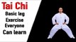 Tai Chi Basic leg Exercise Everyone can learn | Tai Chi